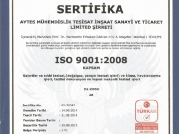 PROJE ISO 9001:2008